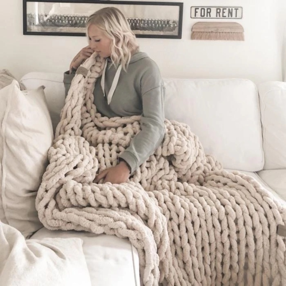 Chunky Knit blanket